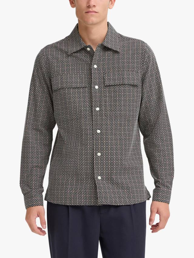Борг джаккардовая рубашка с геометрическим принтом и длинными рукавами Casual Friday, Black
Борг джаккардовая рубашка с геометрическим принтом и длинными рукавами Casual Friday, Black