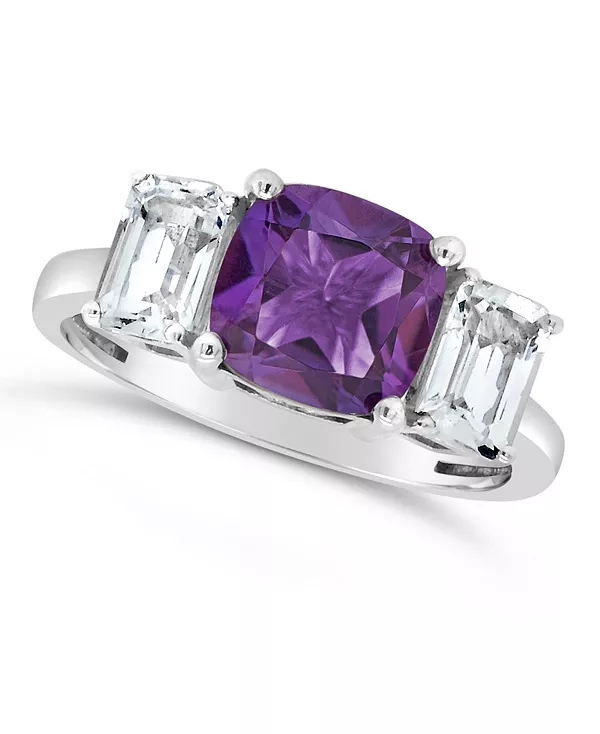 Кольцо из стерлингового серебра с драгоценными камнями и белым топазом (1-3/8 карата) Macy'S, amethyst
Кольцо из стерлингового серебра с драгоценными камнями и белым топазом (1-3/8 карата) Macy'S, amethyst