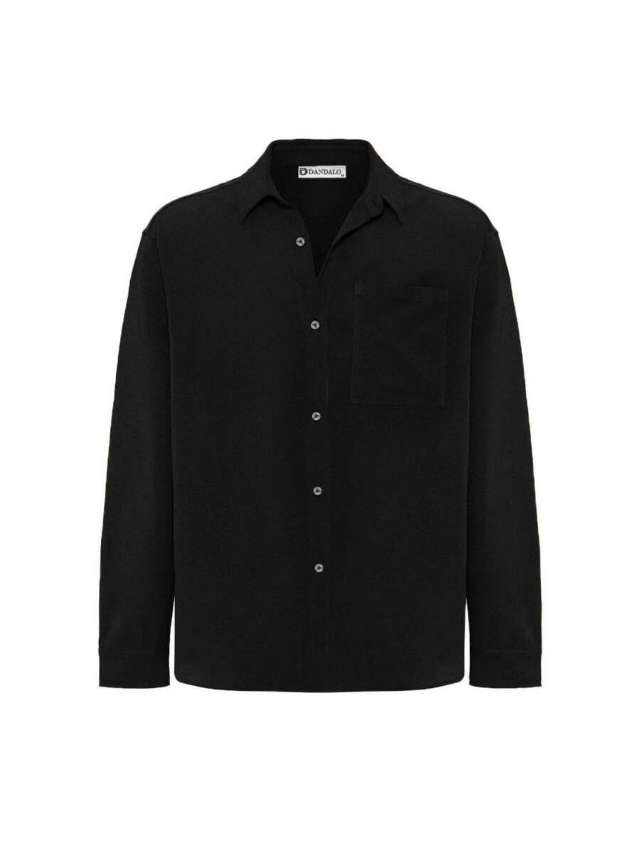 Рубашка на пуговицах Comfort fit Dandalo, черный
Рубашка на пуговицах Comfort fit Dandalo, черный