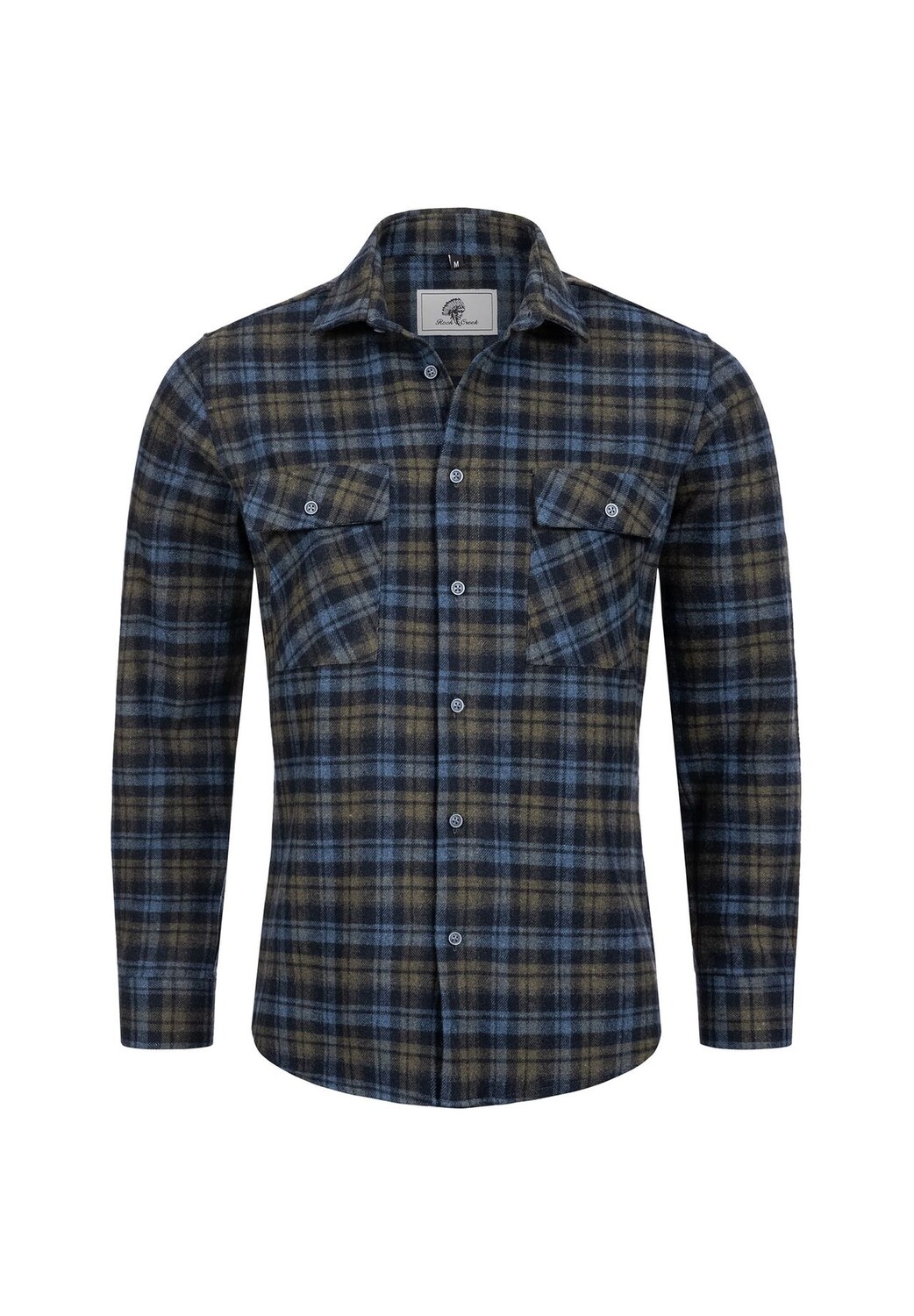 Рубашка Рубашка в клетку стандартного кроя Rock Creek, синий
Рубашка Рубашка в клетку стандартного кроя Rock Creek, синий