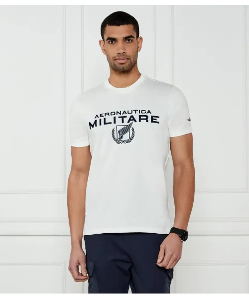 Футболка Regular fit Aeronautica Militare, белый 
Футболка Regular fit Aeronautica Militare, белый