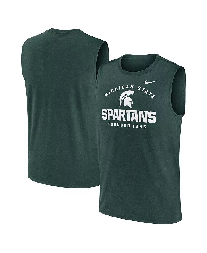 Мужская зеленая майка-топ Michigan State Spartans Primetime Legend Lock Up Performance Muscle Nike
Мужская зеленая майка-топ Michigan State Spartans Primetime Legend Lock Up Performance Muscle Nike