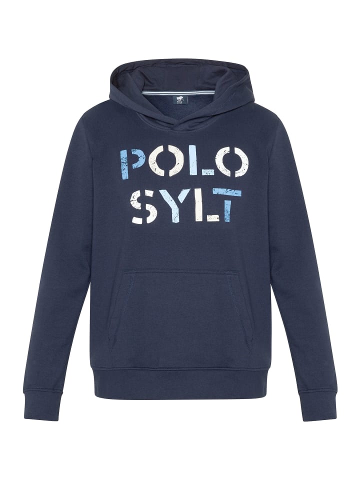 Базовая толстовка/худи темно-синего цвета Polo Sylt
Базовая толстовка/худи темно-синего цвета Polo Sylt