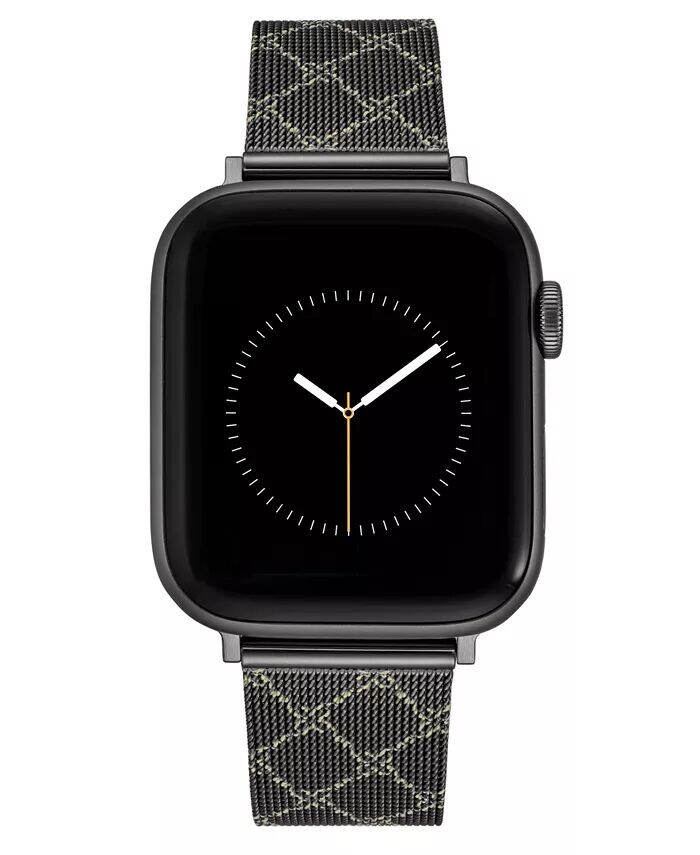 Женская сетка из нержавеющей стали с узорчатым ремешком, совместимая с Apple Watch диаметром 38/40/41 мм Nine West, черный
Женская сетка из нержавеющей стали с узорчатым ремешком, совместимая с Apple Watch диаметром 38/40/41 мм Nine West, черный