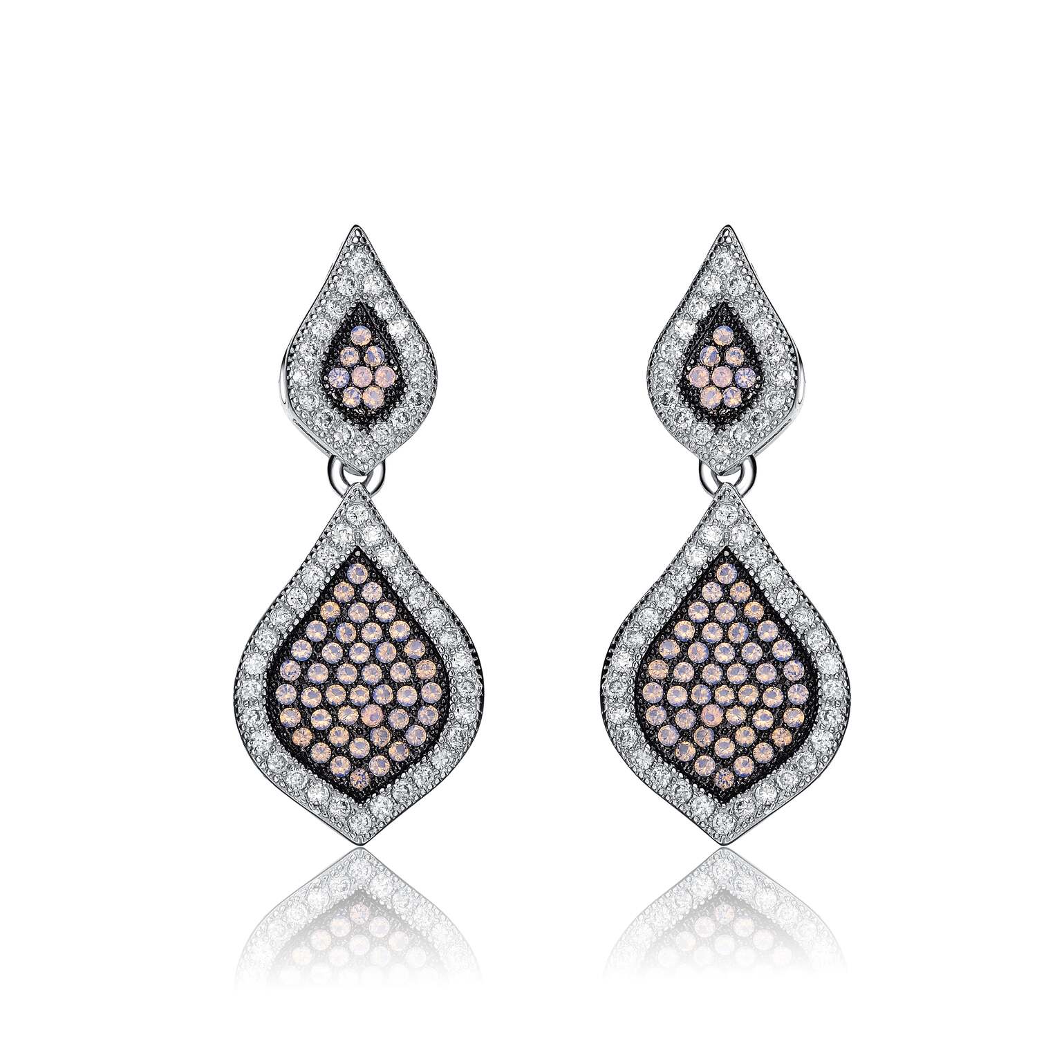 Серьги-капли из стерлингового серебра с черным покрытием GENEVIVE Genevive, черный
Серьги-капли из стерлингового серебра с черным покрытием GENEVIVE Genevive, черный