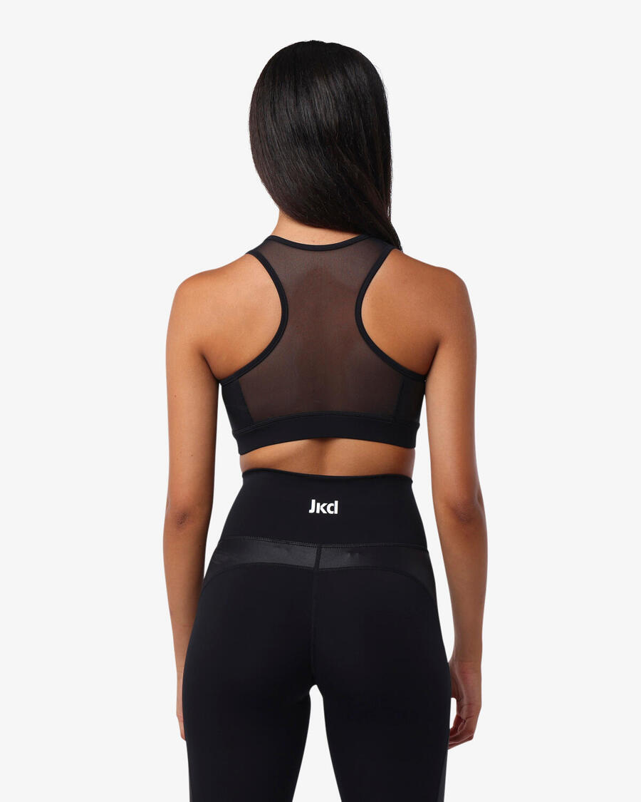 JAKED Черная синтетическая майка для фитнеса для женщин
JAKED Черная синтетическая майка для фитнеса для женщин