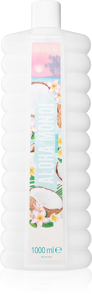 Пена для ванны с расслабляющей пеной для ванны «Алоха монои» Avon, 1000 мл
Пена для ванны с расслабляющей пеной для ванны «Алоха монои» Avon, 1000 мл