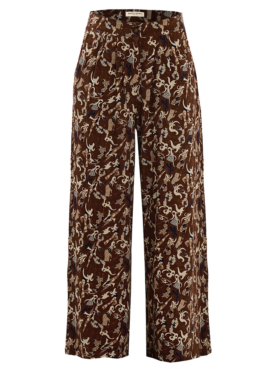 Широкие брюки Anou Anou, коричневый
Широкие брюки Anou Anou, коричневый