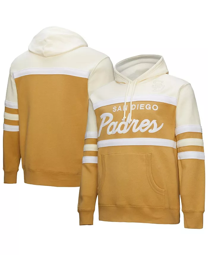 Мужская толстовка с капюшоном Head Coach цвета хаки/крем San Diego Padres Mitchell & Ness
Мужская толстовка с капюшоном Head Coach цвета хаки/крем San Diego Padres Mitchell & Ness