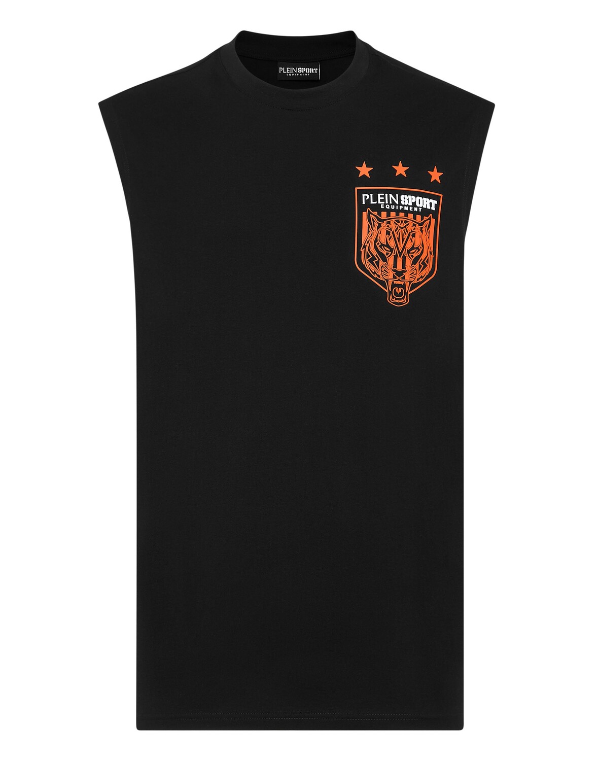Футболка без рукавов с круглым вырезом Tiger Crest Edition Plein Sport, цвет Black / Orange
Футболка без рукавов с круглым вырезом Tiger Crest Edition Plein Sport, цвет Black / Orange