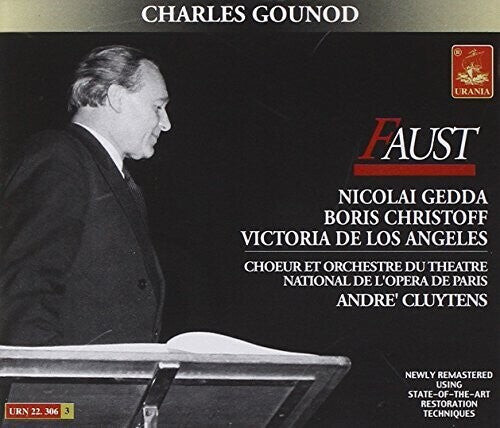 CD диск Gounod / Gedda / Christoff / Jeantet / Angelici: Faust
CD диск Gounod / Gedda / Christoff / Jeantet / Angelici: Faust