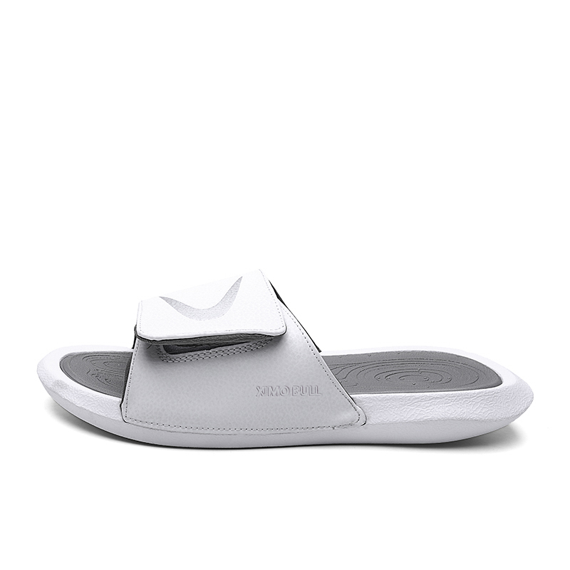 XIMO BULL Резиновые вышитые быстросохнущие шлепанцы мужские бело-серые, цвет White Gray
XIMO BULL Резиновые вышитые быстросохнущие шлепанцы мужские бело-серые, цвет White Gray