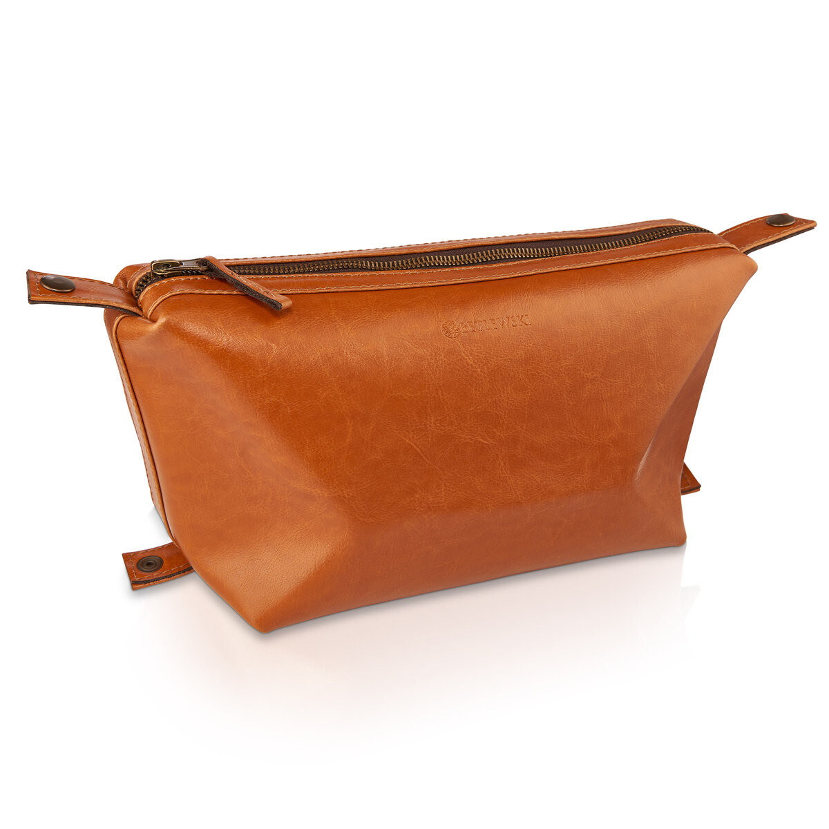 Betlewski, Кожаная дорожная косметичка-органайзер, цвет коричневый
Betlewski, Кожаная дорожная косметичка-органайзер, цвет коричневый