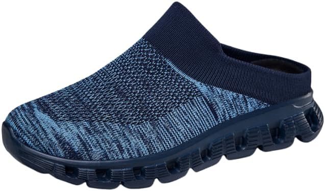 Мужские модные вязаные дышащие сабо с перфорацией, удобные, с нескользящей и долговечной мягкой подошвой, тапочки для дома и улицы, летние Azttoztto, синий
Мужские модные вязаные дышащие сабо с перфорацией, удобные, с нескользящей и долговечной мягкой подошвой, тапочки для дома и улицы, летние Azttoztto, синий