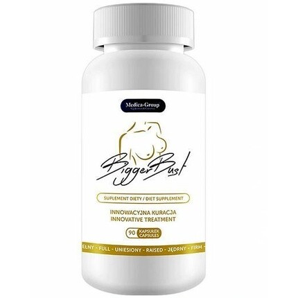 Капсулы Push-Up для эффективного увеличения груди Bigger Bust, 90 капсул - Gls, Medica Group
Капсулы Push-Up для эффективного увеличения груди Bigger Bust, 90 капсул - Gls, Medica Group