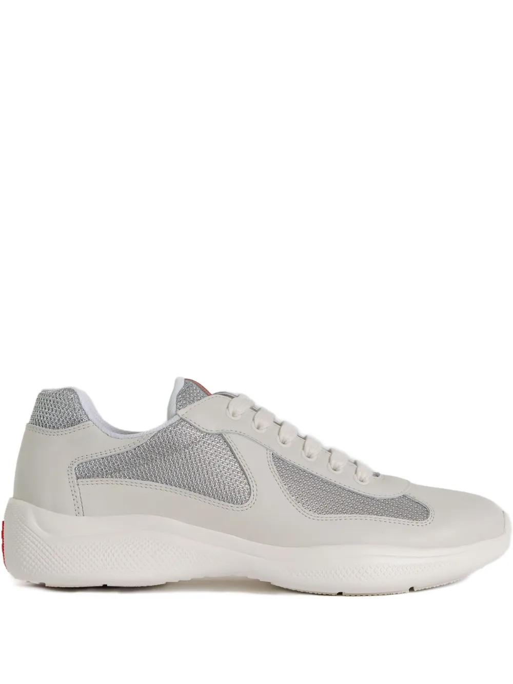 Низкие кеды America's Cup со вставками Prada, серый
Низкие кеды America's Cup со вставками Prada, серый