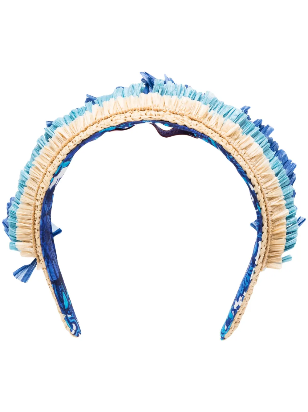 Ободок Halo из рафии La Doublej, синий
Ободок Halo из рафии La Doublej, синий