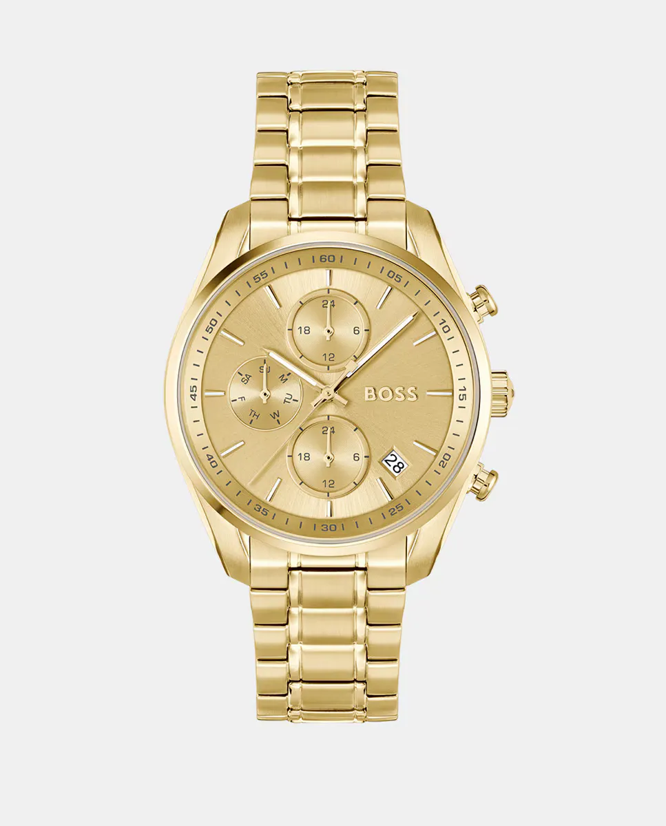 Grand Tour Ladies 1502768 многофункциональные женские часы из золотой стали Boss, золотой
Grand Tour Ladies 1502768 многофункциональные женские часы из золотой стали Boss, золотой