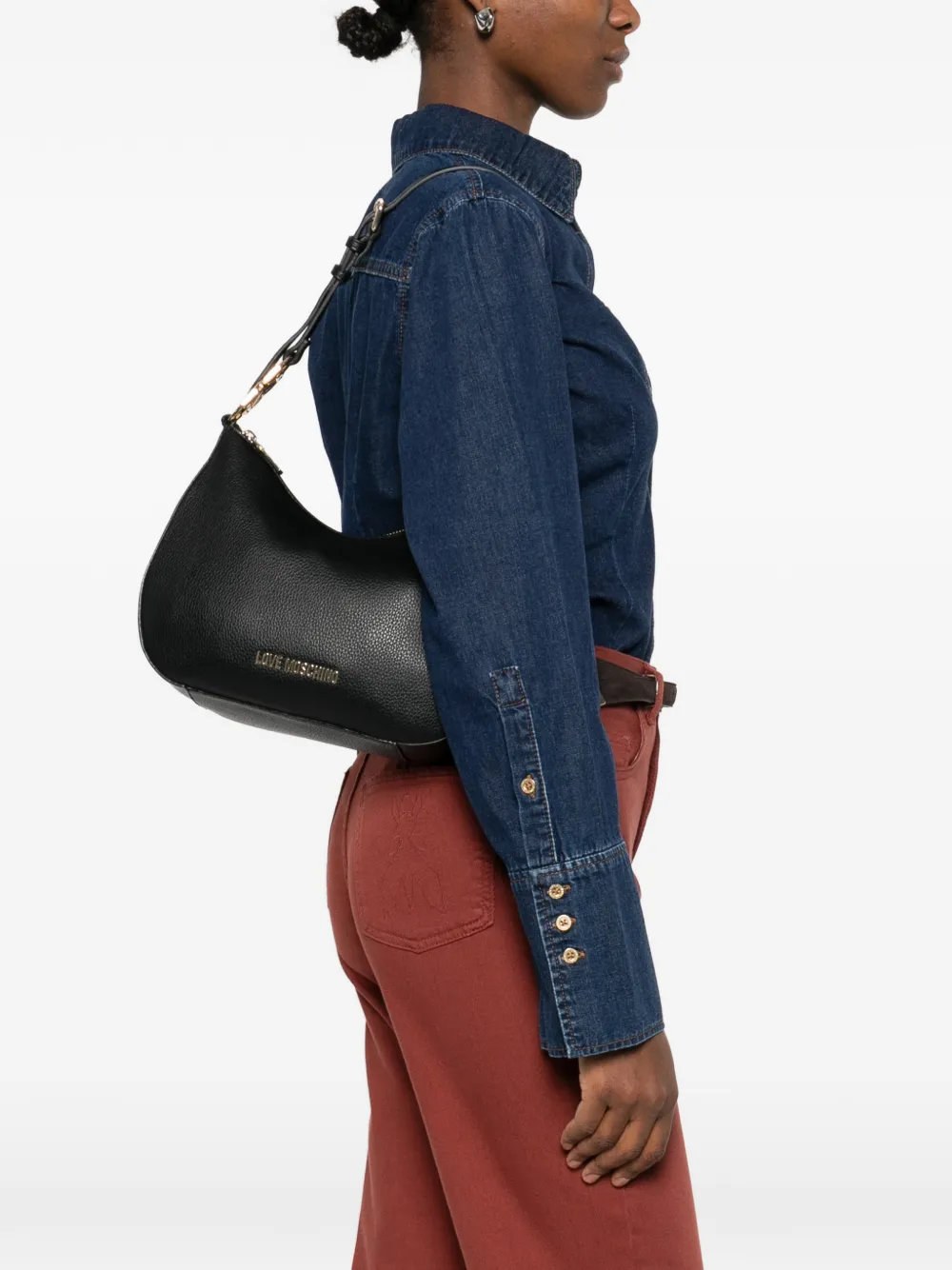 Плечевая сумка с цепочным ремешком Love Moschino, черный
Плечевая сумка с цепочным ремешком Love Moschino, черный