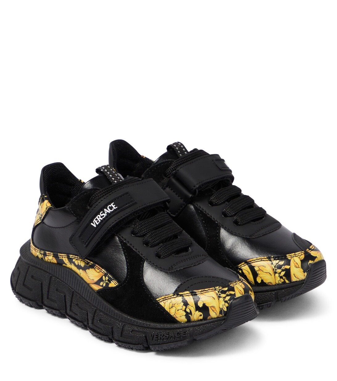 Кроссовки Trigreca из кожи Versace, черный
Кроссовки Trigreca из кожи Versace, черный