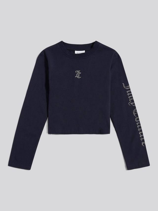 Детская хлопковая футболка с длинным рукавом и стразами Juicy Couture, Night Sky
Детская хлопковая футболка с длинным рукавом и стразами Juicy Couture, Night Sky