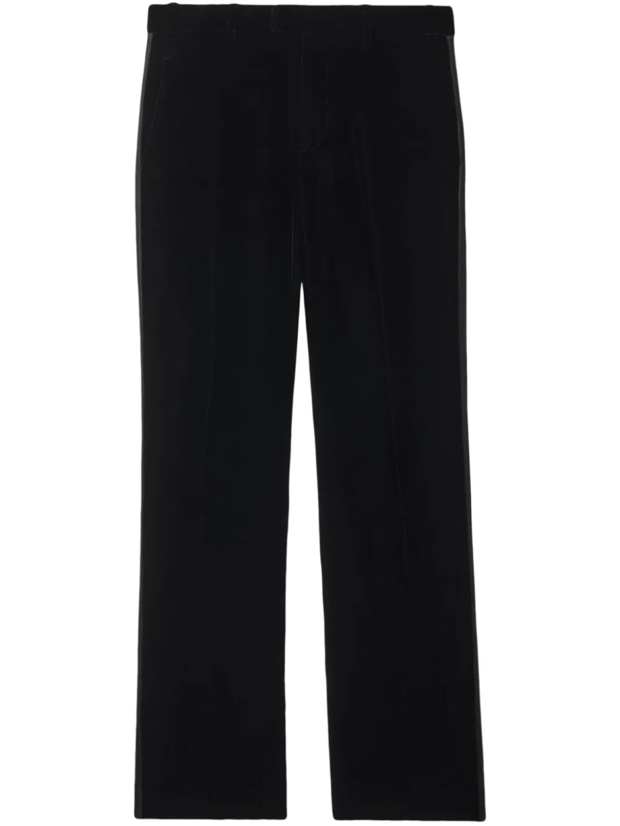 Бархатные брюки Burberry, черный 
Бархатные брюки Burberry, черный