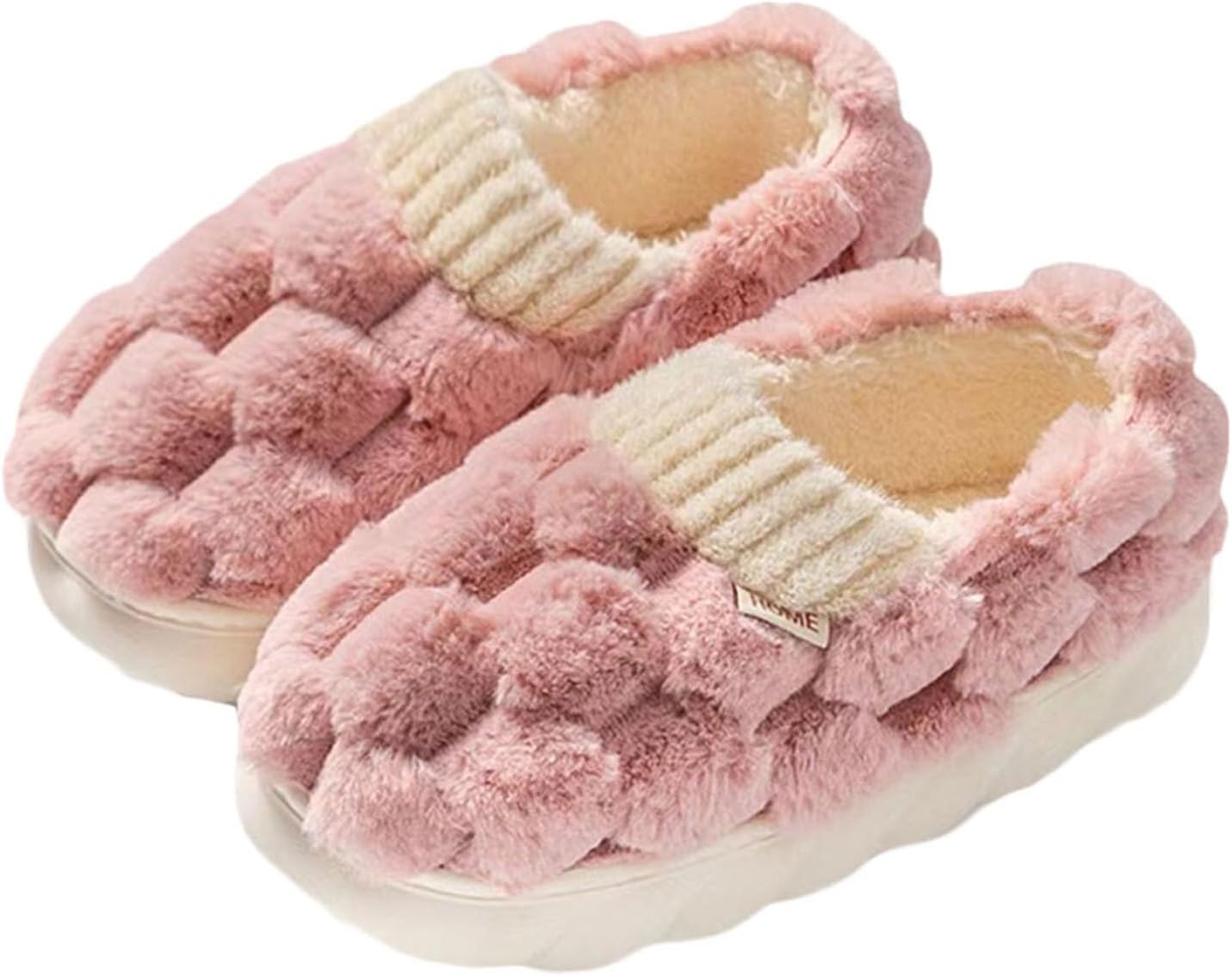 Женские и мужские тапочки JadeRich с удобным искусственным мехом, с узором в виде шестиугольников, с амортизирующей подошвой, мягкие тапочки для дома и улицы, розовый
Женские и мужские тапочки JadeRich с удобным искусственным мехом, с узором в виде шестиугольников, с амортизирующей подошвой, мягкие тапочки для дома и улицы, розовый