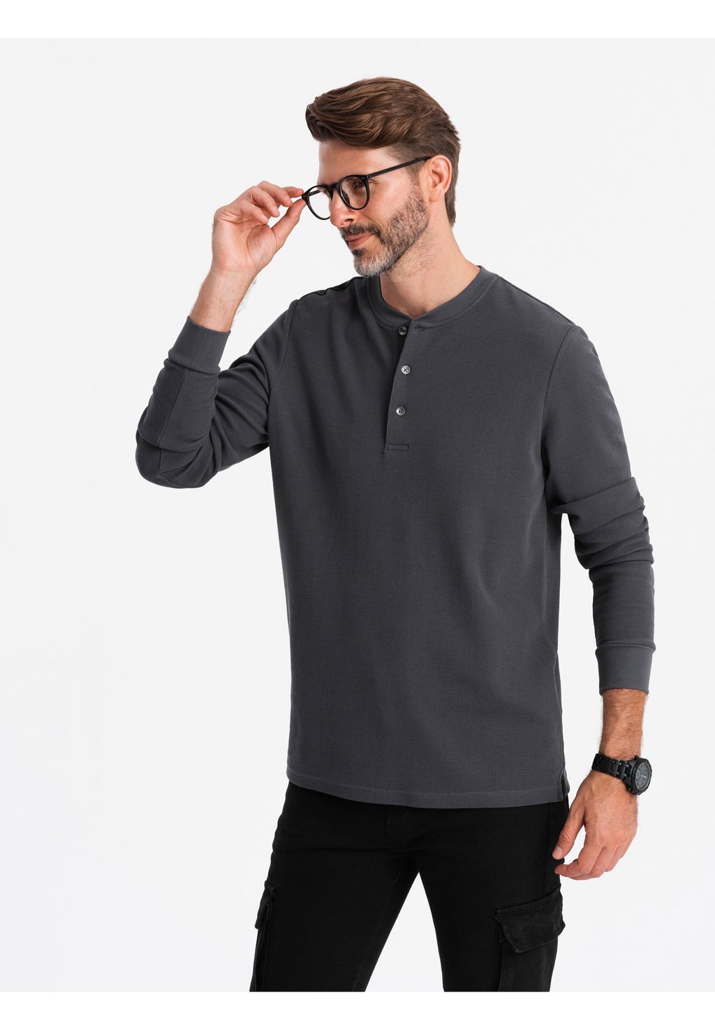 Топ с длинными рукавами Ombre, темно-серый
Топ с длинными рукавами Ombre, темно-серый