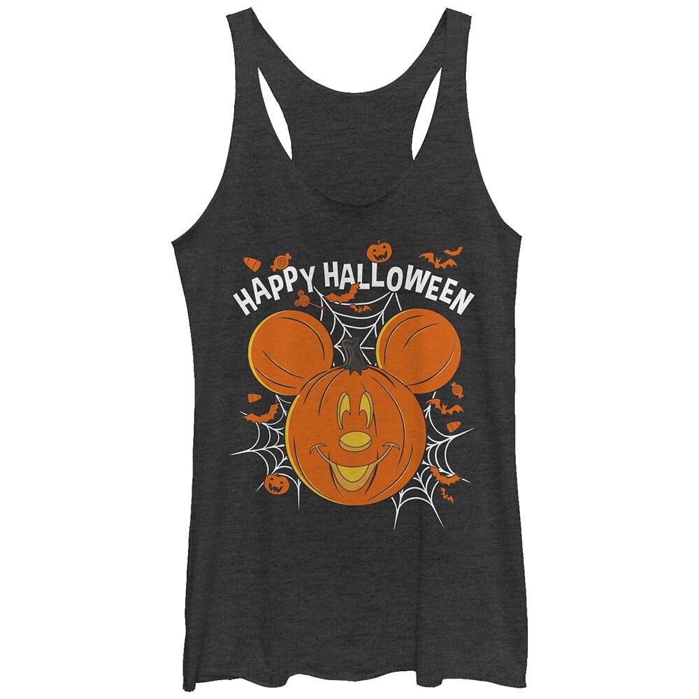 Майка с изображением Джека О Фонаря и Микки Мауса для юниоров Disney, графическая майка с гоночной спиной Happy Halloween, цвет Black Heather
Майка с изображением Джека О Фонаря и Микки Мауса для юниоров Disney, графическая майка с гоночной спиной Happy Halloween, цвет Black Heather