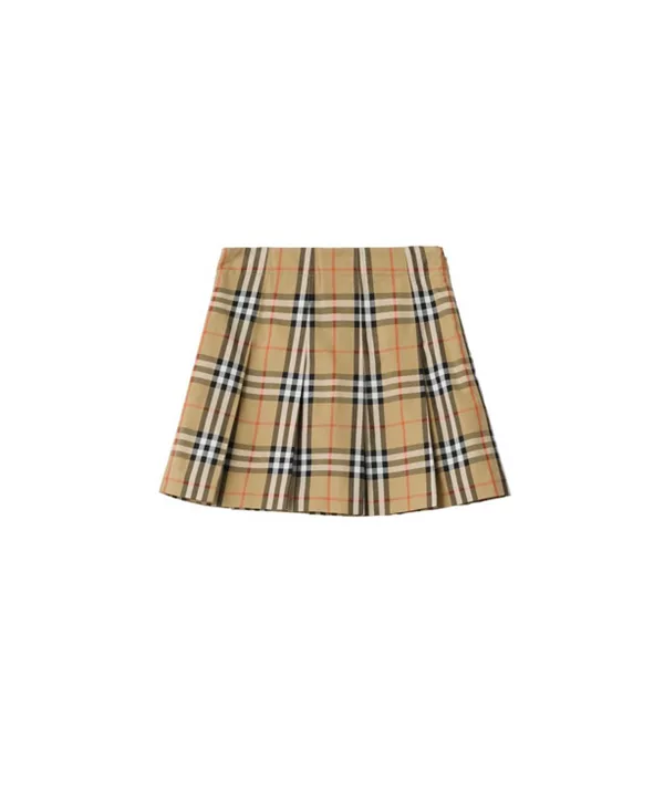 Детская плиссированная юбка из хлопкового твила в клетку - для малышей и для взрослых. Burberry, бежевый
Детская плиссированная юбка из хлопкового твила в клетку - для малышей и для взрослых. Burberry, бежевый