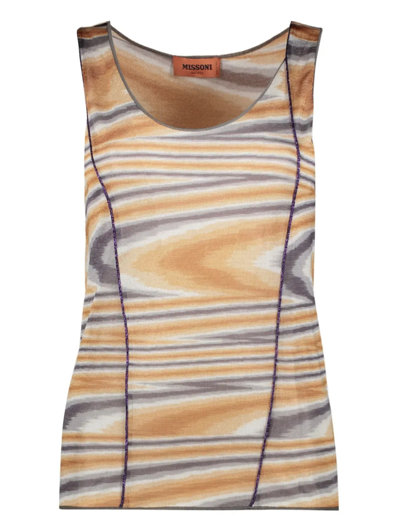 Топ с абстрактным узором Missoni, коричневый
Топ с абстрактным узором Missoni, коричневый