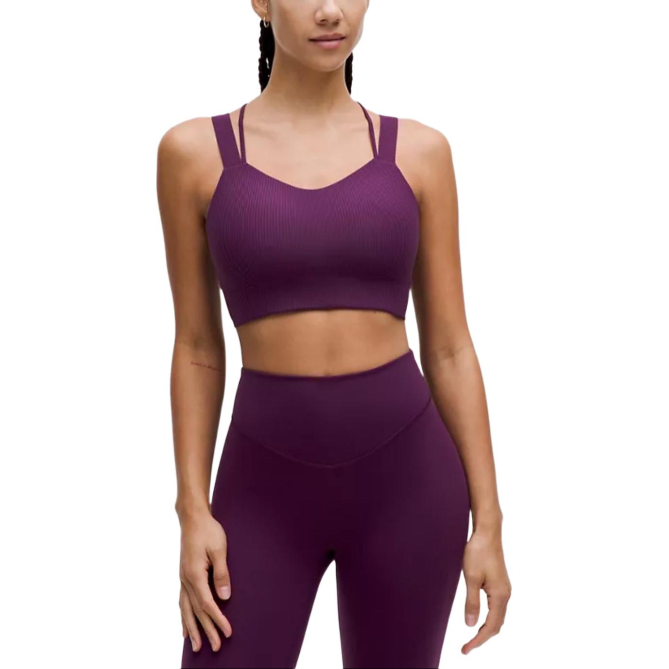 Женский бюстгальтер Lululemon, фиолетовый
Женский бюстгальтер Lululemon, фиолетовый