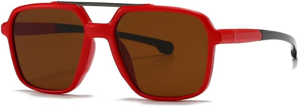 Винтажные солнцезащитные очки с двойной перемычкой, квадратной формы, для мужчин, классические, для женщин, солнцезащитные очки для вождения, защита от УФ-излучения UV400 TVTBBVV, C3 Red Tea
Винтажные солнцезащитные очки с двойной перемычкой, квадратной формы, для мужчин, классические, для женщин, солнцезащитные очки для вождения, защита от УФ-излучения UV400 TVTBBVV, C3 Red Tea