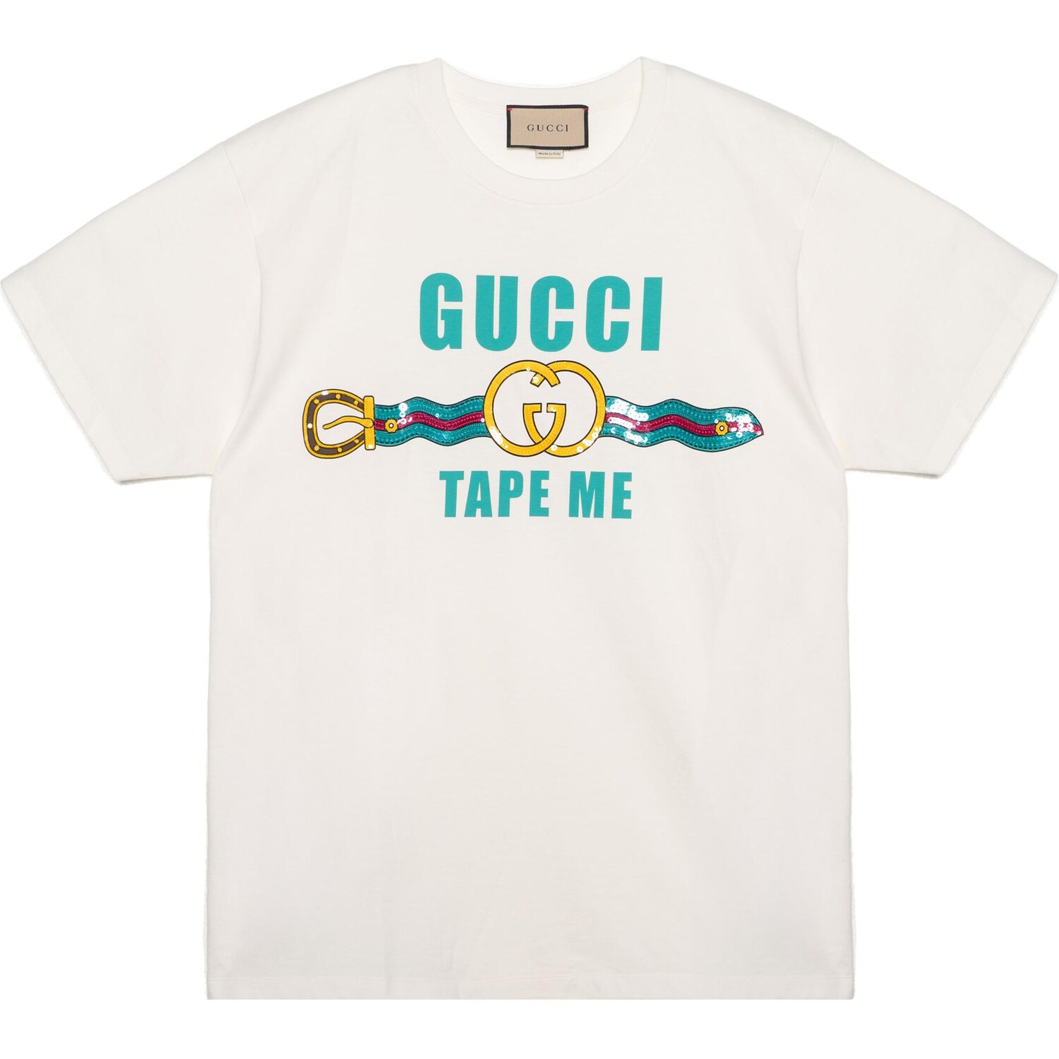 Футболка унисекс белая Gucci, белый
Футболка унисекс белая Gucci, белый