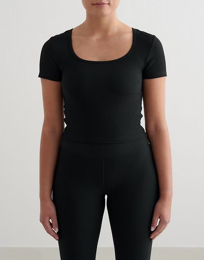 Футболка Black с короткими рукавами в рубчик, черного цвета Aim'N, Черный, Футболка Black с короткими рукавами в рубчик, черного цвета Aim'N
Футболка Black с короткими рукавами в рубчик, черного цвета Aim'N, Черный, Футболка Black с короткими рукавами в рубчик, черного цвета Aim'N