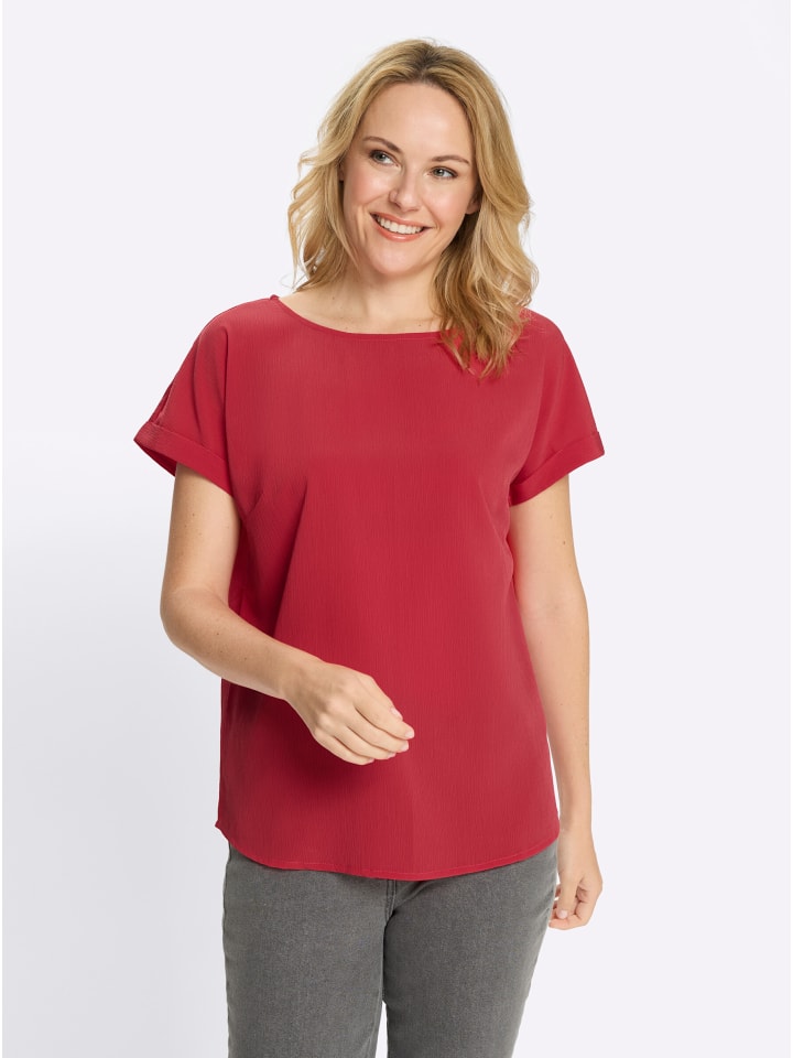 Блузка без застежки в клубничном цвете Sieh an!
Блузка без застежки в клубничном цвете Sieh an!