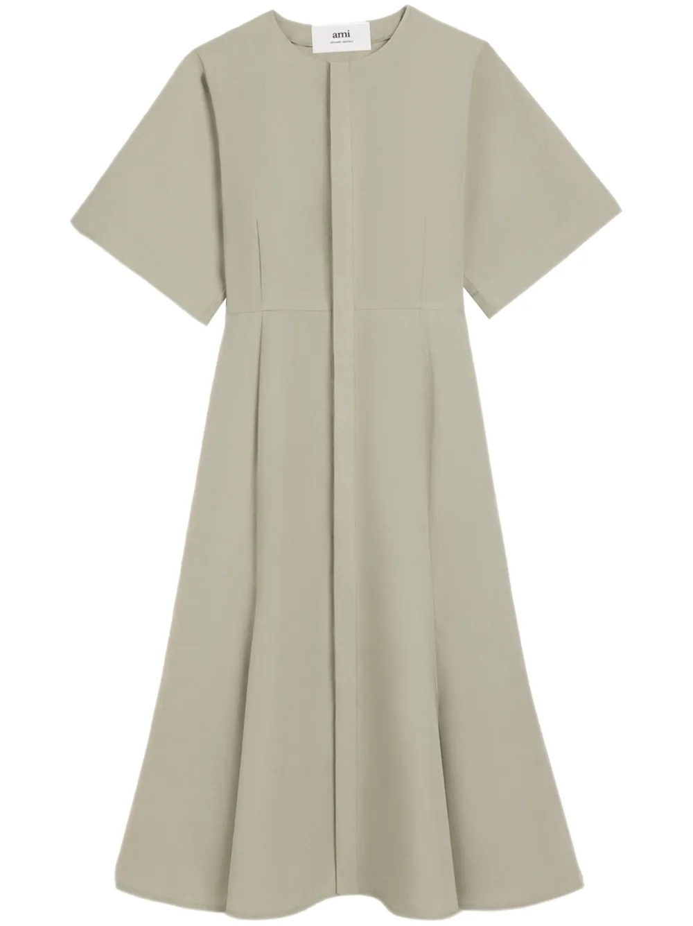 Платье миди с короткими рукавами AMI Paris, зеленый
Платье миди с короткими рукавами AMI Paris, зеленый
