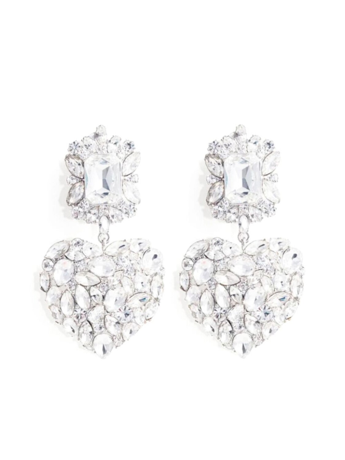 Серьги-капли из кристаллов Self-Portrait, серебряный
Серьги-капли из кристаллов Self-Portrait, серебряный