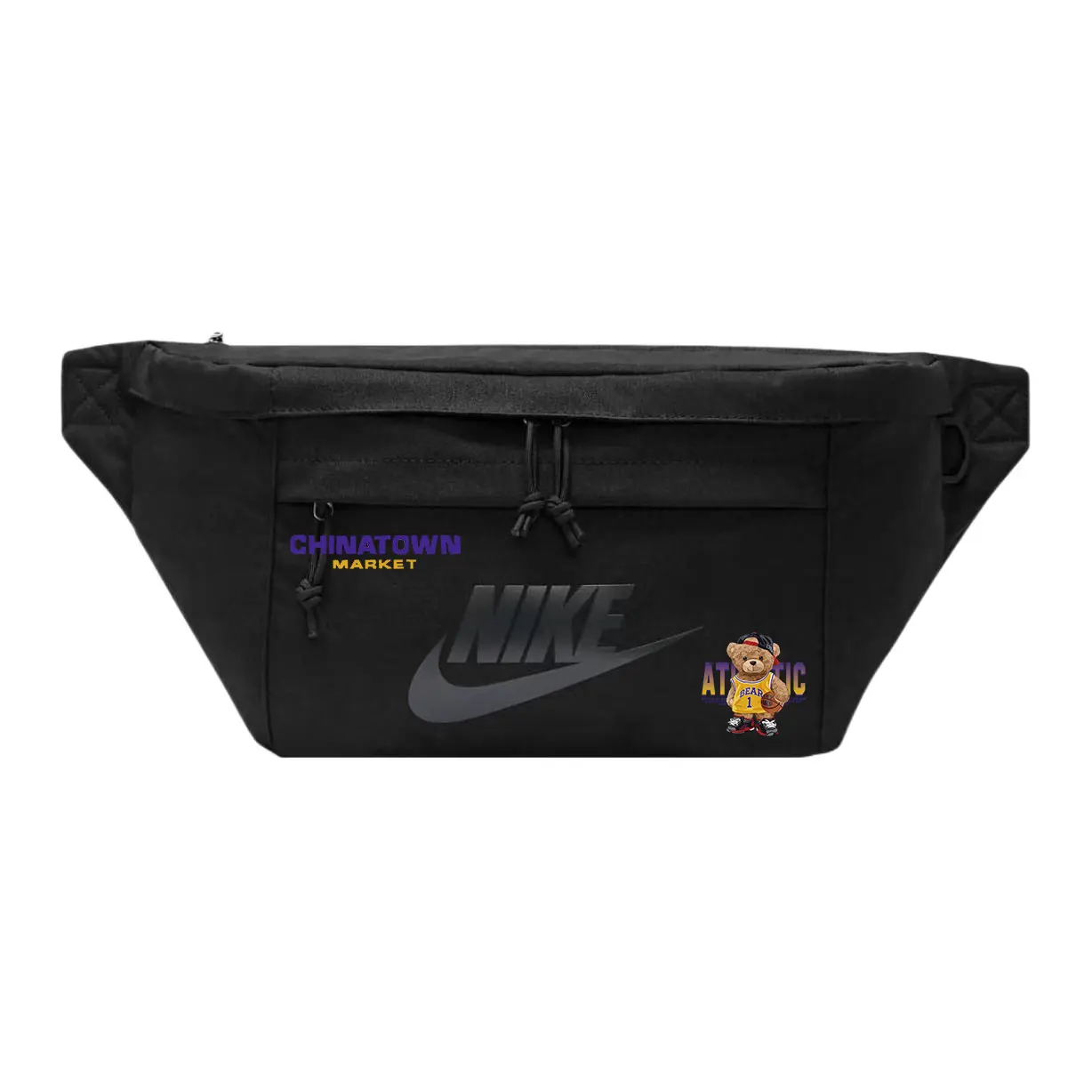 Nike Тканевая поясная сумка Regular Unisex черная, Basketball 2
Nike Тканевая поясная сумка Regular Unisex черная, Basketball 2