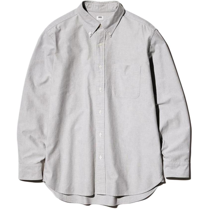 Рубашка Unisex Lead Gray UNIQLO, серый
Рубашка Unisex Lead Gray UNIQLO, серый