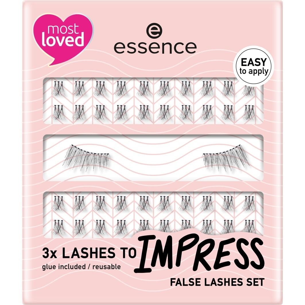 Искусственные ресницы 3x lashes to impress set Essence
Искусственные ресницы 3x lashes to impress set Essence