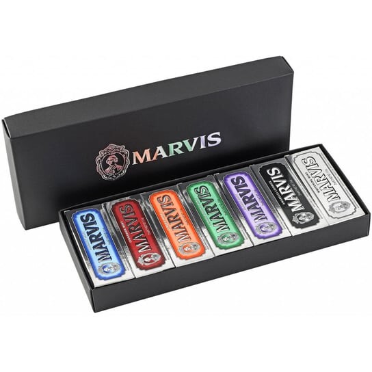 Набор зубной пасты, 7x25 мл Marvis, Flavor Box
Набор зубной пасты, 7x25 мл Marvis, Flavor Box