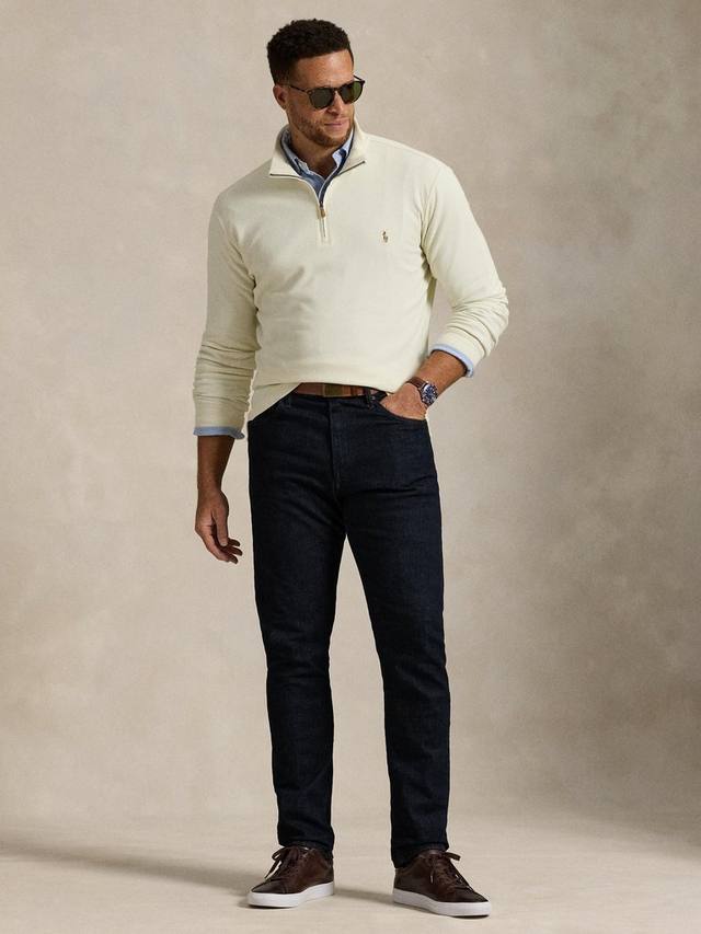 Полу-застежка поло пони хлопковый джемпер Ralph Lauren, Parchment Cream
Полу-застежка поло пони хлопковый джемпер Ralph Lauren, Parchment Cream