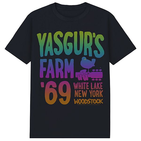 Мужская футболка с принтом Woodstock Yasgurs 69 Licensed Character
Мужская футболка с принтом Woodstock Yasgurs 69 Licensed Character