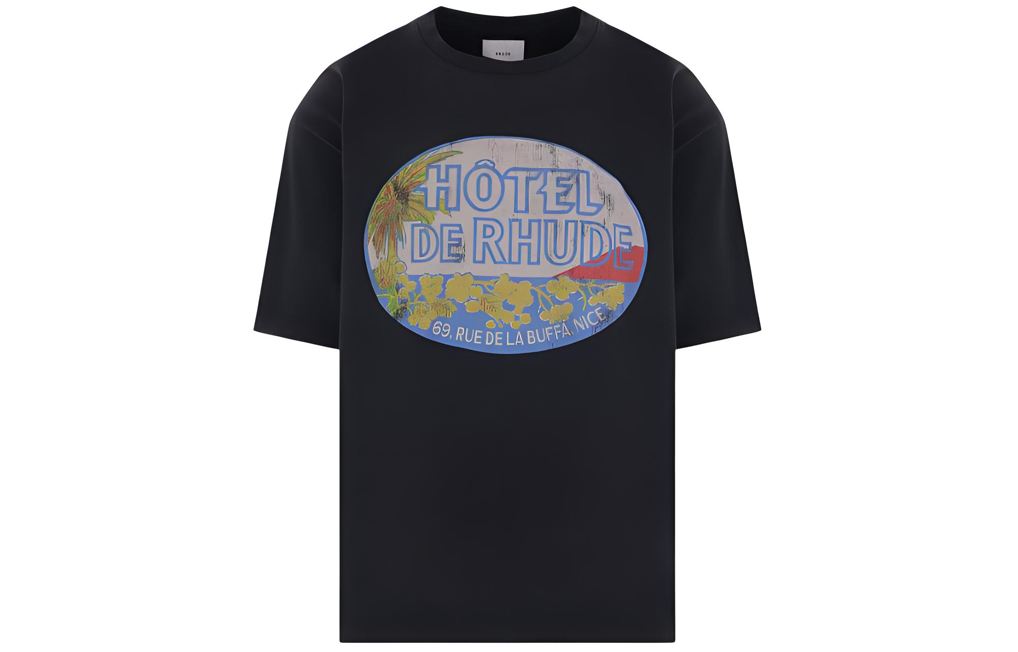 Футболка Dimora Cotton RHUDE, черная
Футболка Dimora Cotton RHUDE, черная