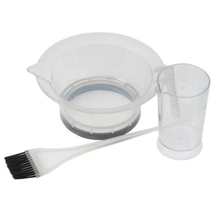 Набор для окрашивания волос из 3 предметов, прозрачный Sibel
Набор для окрашивания волос из 3 предметов, прозрачный Sibel