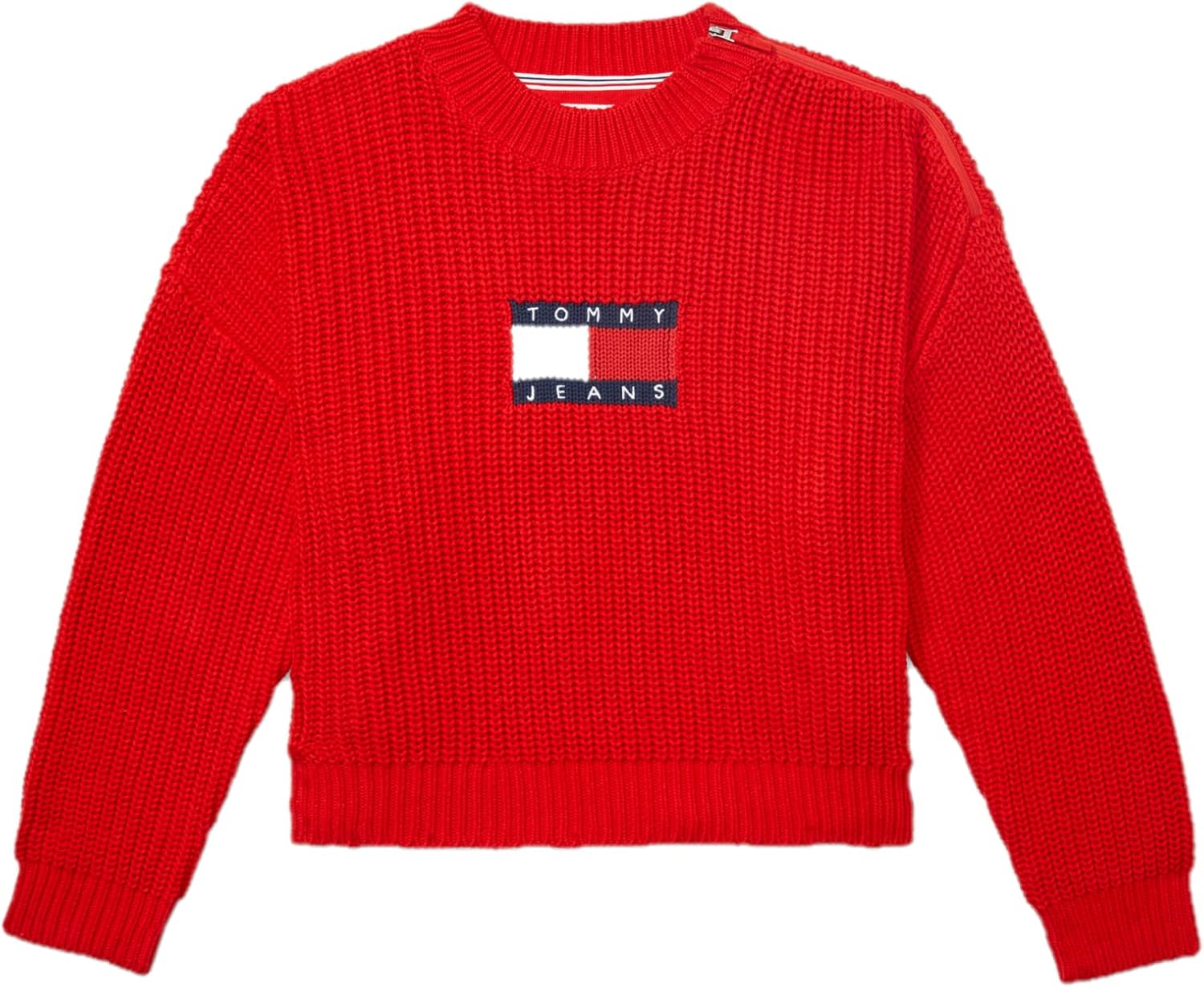 Женский свитер Tommy Hilfiger Adaptive Port Access Flag с застежкой-молнией, Blush Red
Женский свитер Tommy Hilfiger Adaptive Port Access Flag с застежкой-молнией, Blush Red