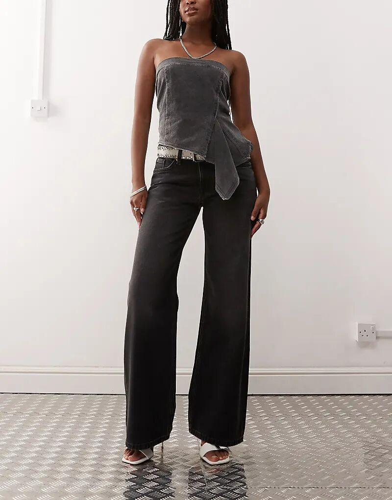 Джинсы Weekday Imoo с низкой талией и широкими штанинами, цвет: черный с потертостями
Джинсы Weekday Imoo с низкой талией и широкими штанинами, цвет: черный с потертостями