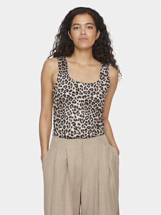 Топ приталенного кроя Vila, коричневый
Топ приталенного кроя Vila, коричневый