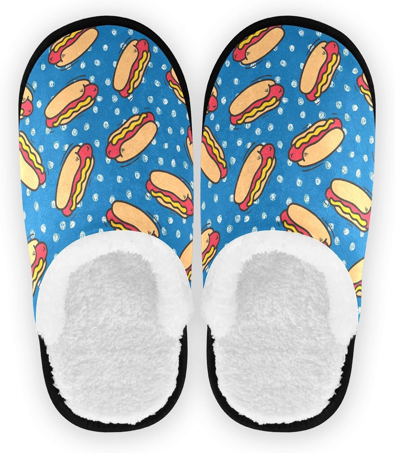 Домашние тапочки JHKKU из мягкого ворса, теплые, нескользящие, для женщин и мужчин, уютные, для дома и путешествий, Cartoon Retro Hot Dog
Домашние тапочки JHKKU из мягкого ворса, теплые, нескользящие, для женщин и мужчин, уютные, для дома и путешествий, Cartoon Retro Hot Dog